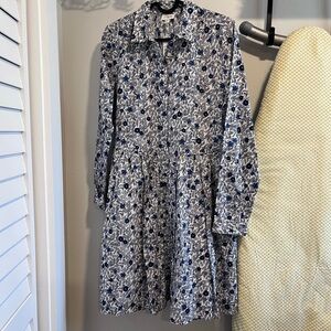 JCrew Factory Cotton poplin Dress